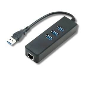 ADAPTADOR USB A RJ45 LAN -INTERNET 3.0 +  3 PUERTOS USB